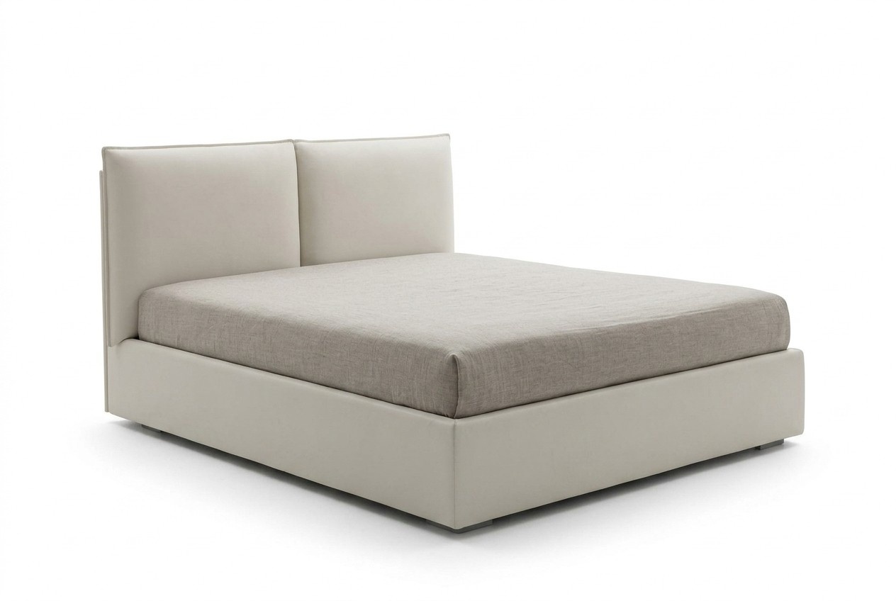 Polster Doppel Betten Holz Design Luxus Bett Schlafzimmer Italienisches Textil