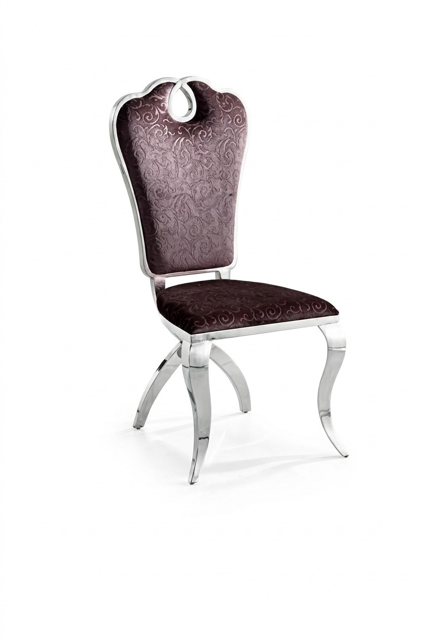 Polster Luxus Sessel Esszimmer Lehnstuhl Design Textil Stuhl Kunstleder
