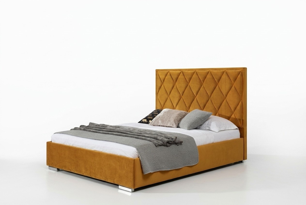 Polsterbett Betten Bett Polster Designer Hotel Doppel Luxus Design 160x200cm