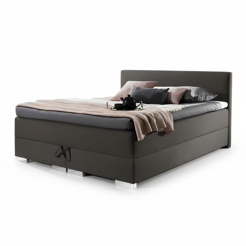 Polsterbett Bettten Bett Polster Ehe Leder Textil Designer Doppel XXL Big Barock