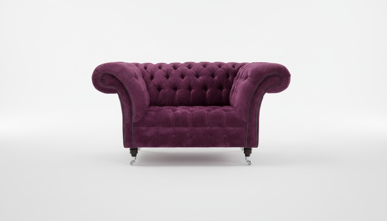 Polstermöbel Sessel 1-Sitzer Neue Premium Class Luxusstoffe Polster