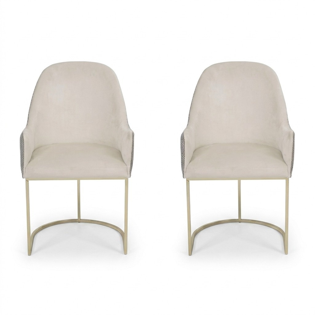 Polsterstuhl 2x Stühle Esszimmerstuhl Hochwertig Küchenstuhl Mehrfarbig Modern