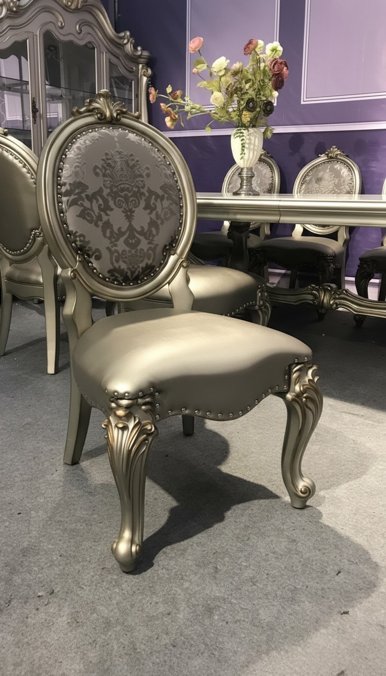 Polsterstuhl Luxus Sessel Stuhl Stühle Wohnzimmer Esszimmer Lehnstuhl