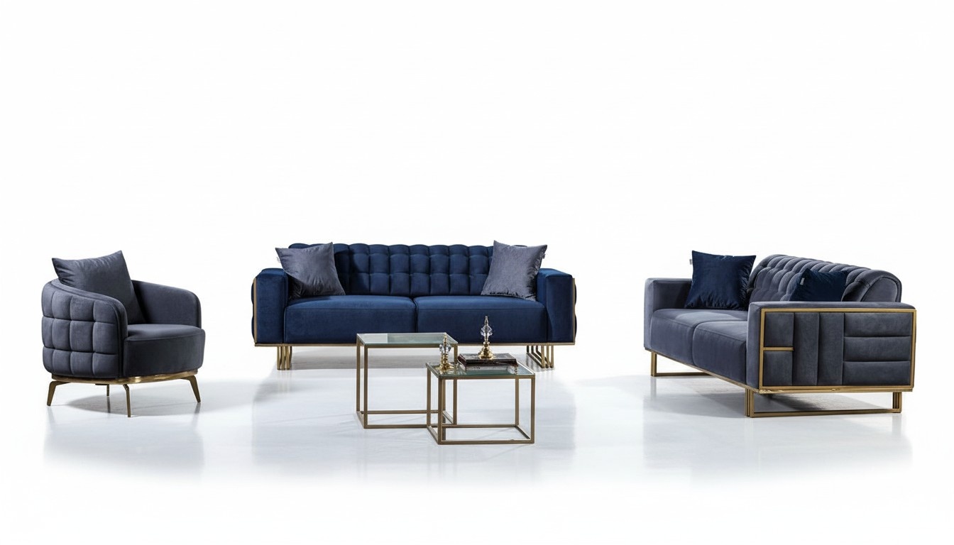 Sofa Couchgarnitur Sitzgruppe Sessel Polsterkombination Garnitur Wohnzimmer