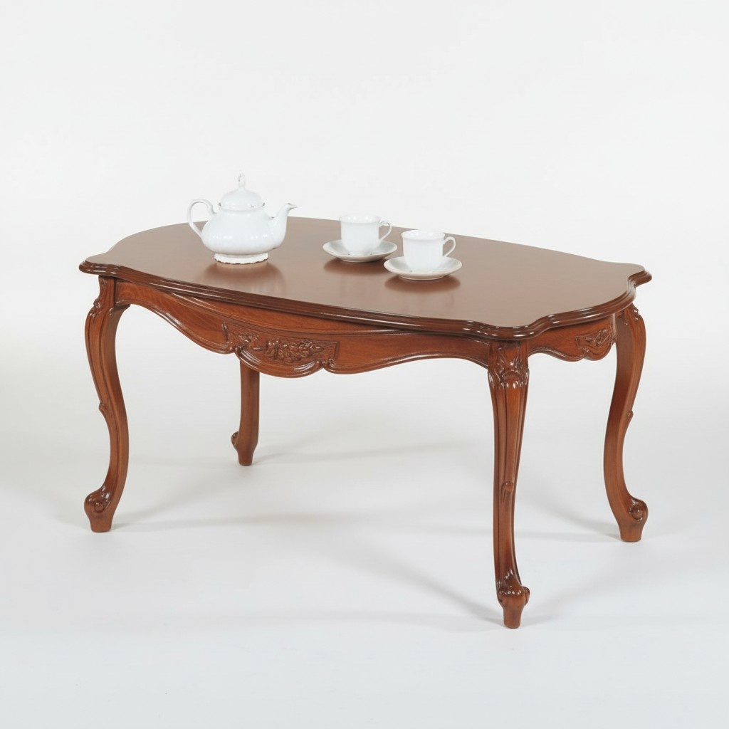 Rechteckiger Couchtisch Holz Tische Wohnzimmer Italienische Möbel Tisch Luxus