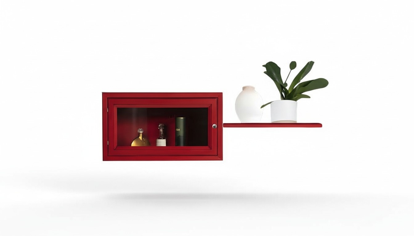 Regal Glaswand Aufbewahrung Möbelplatte Hochwertigkeit Eleganz Luxus Art déco