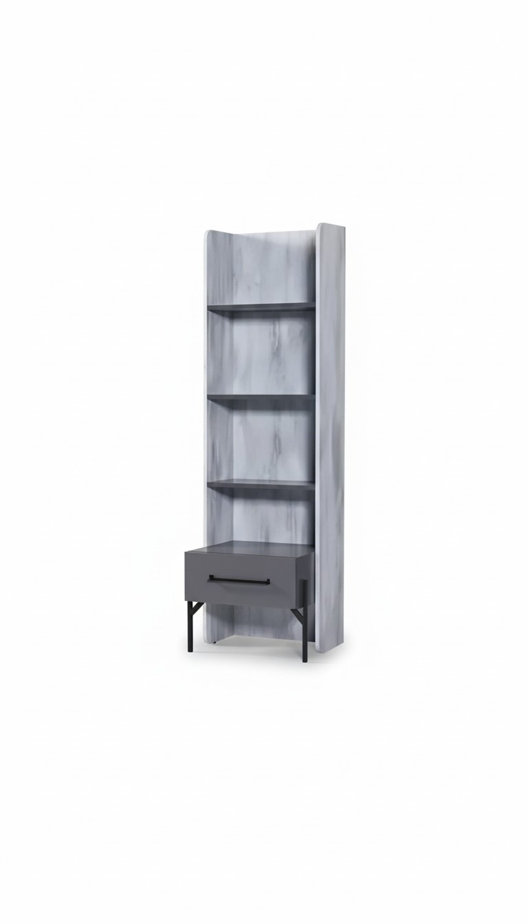 Regal Schrank Bücherregal Schränke Mehrzweck Möbel Braun 165x49x47