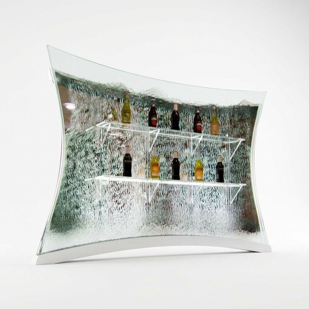 Regale Design Beleuchtet Led Wasser Wand Bar Regal Säule Wassersäulen