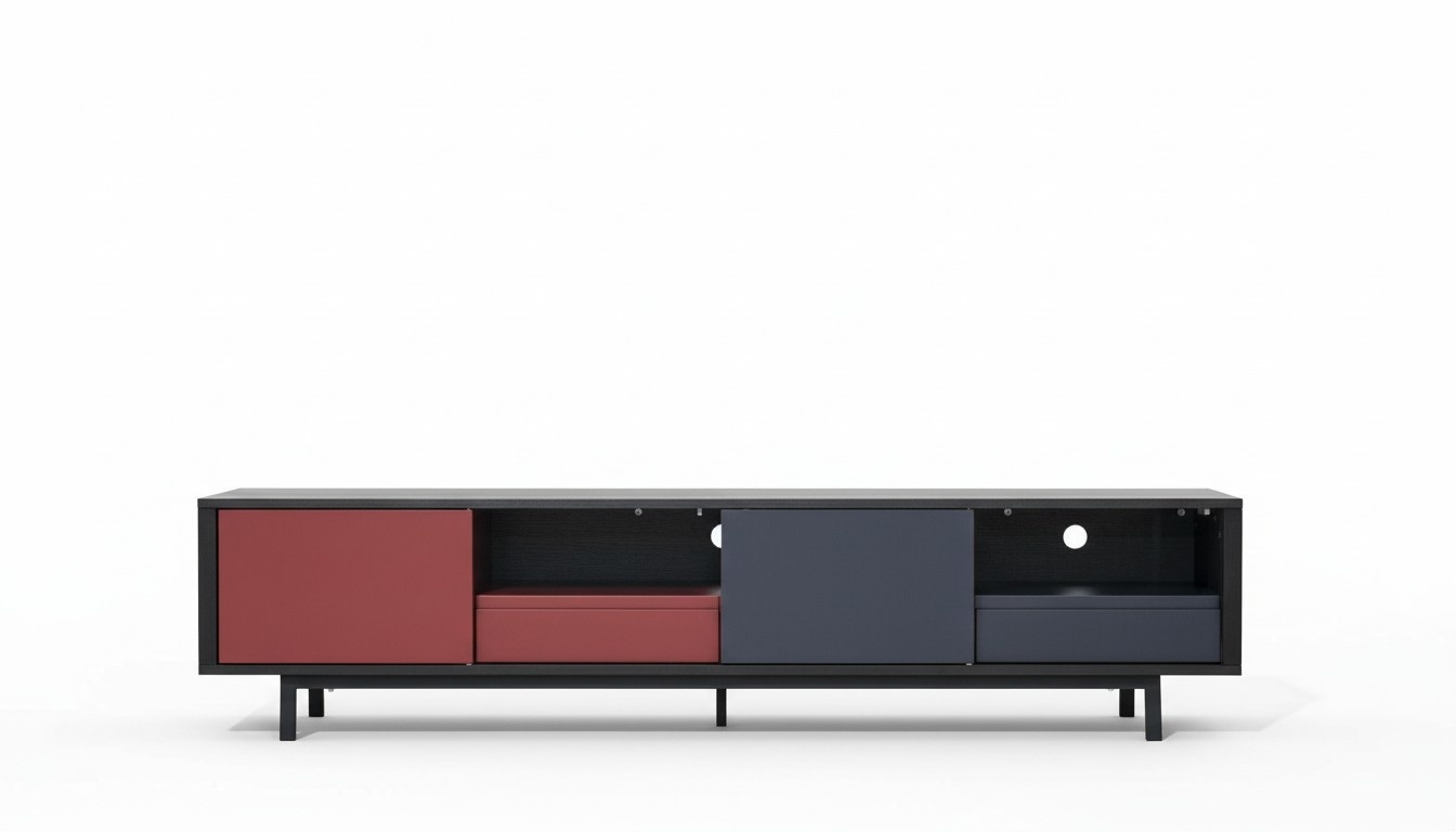 rtv design sideboard fernseh wand low board luxus kommode schrank neu Regale