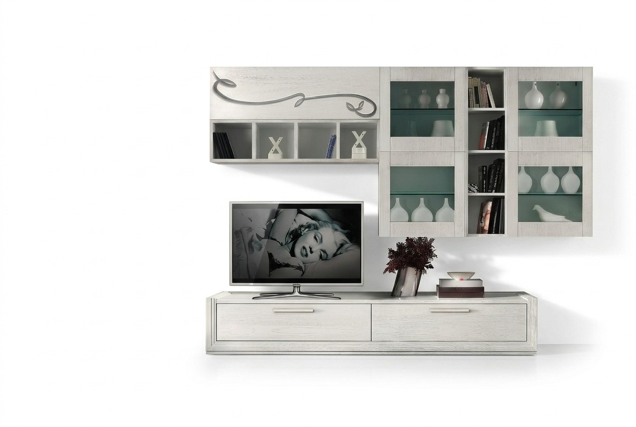 rtv Wohnwand TV Wand Anbauwand Wohnzimmer Möbel Wohnwände Schrank Regal Luxus