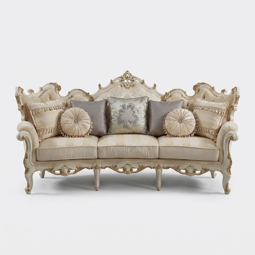 Rund Couch Wohnlandschaft Runde Sofa Polster Eck Garnitur Big Sofas