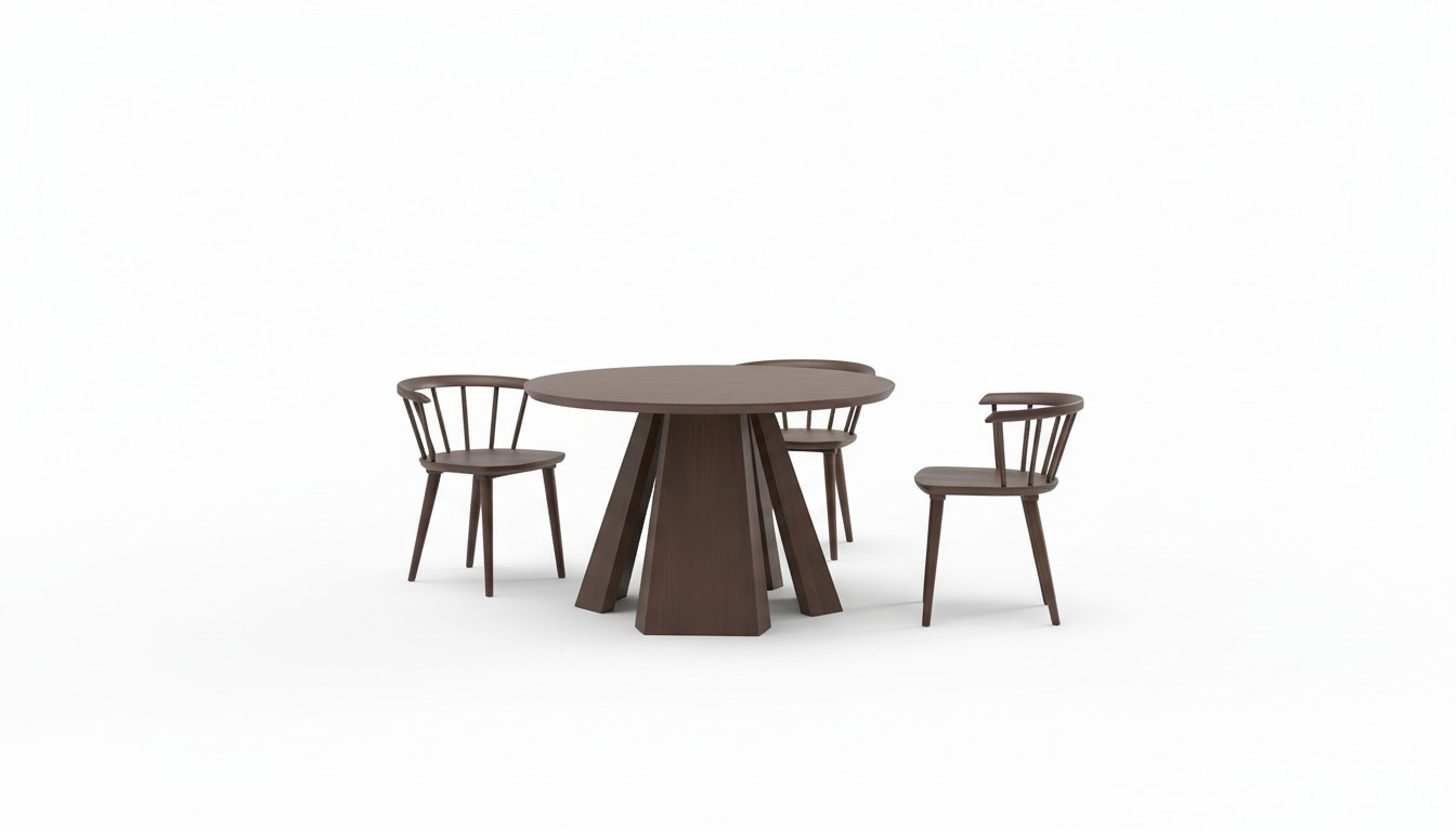 Rund Tisch Ess Zimmer Runde Holz Tische Designer Original Italienische