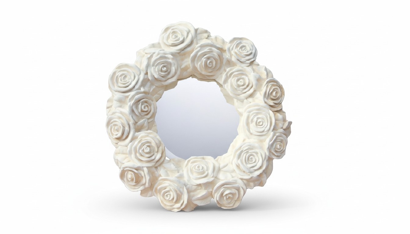 Runder Deko Wandspiegel Spiegel Deko Wand Dielen Wohnzimmer Schmink