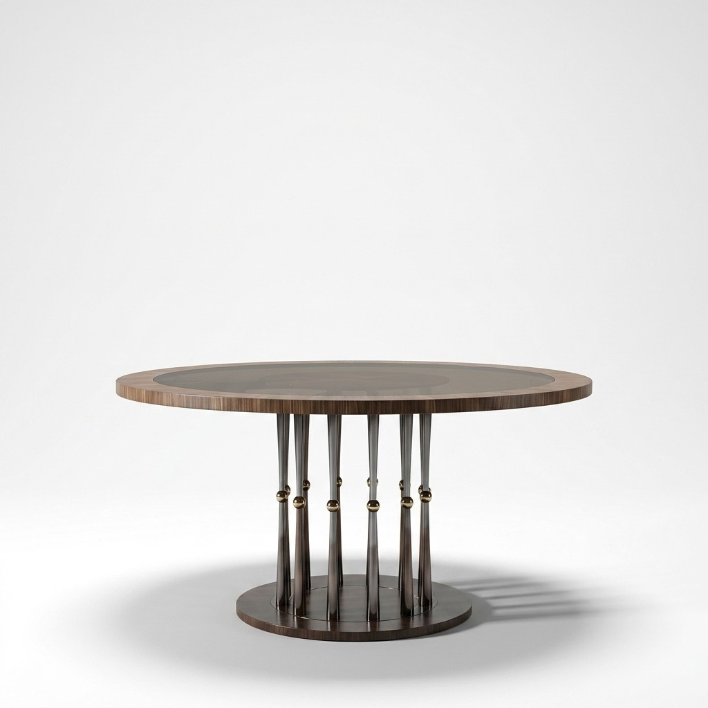 Runder Esstisch Luxus Tisch Holz Esstische Italienische Möbel Tische Esszimmer