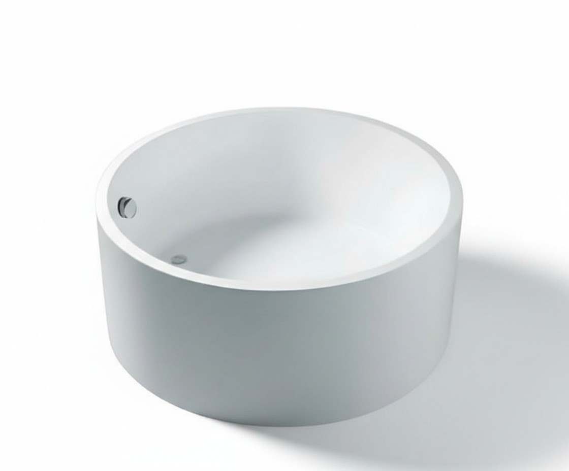 Rundwanne Badewanne Wanne Komfortwanne Raumsparwanne Designwanne 140x140 cm