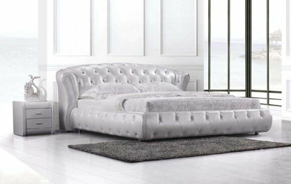 Chesterfield Doppelbett Designer Polster Doppel Ehe Bett Betten XXL