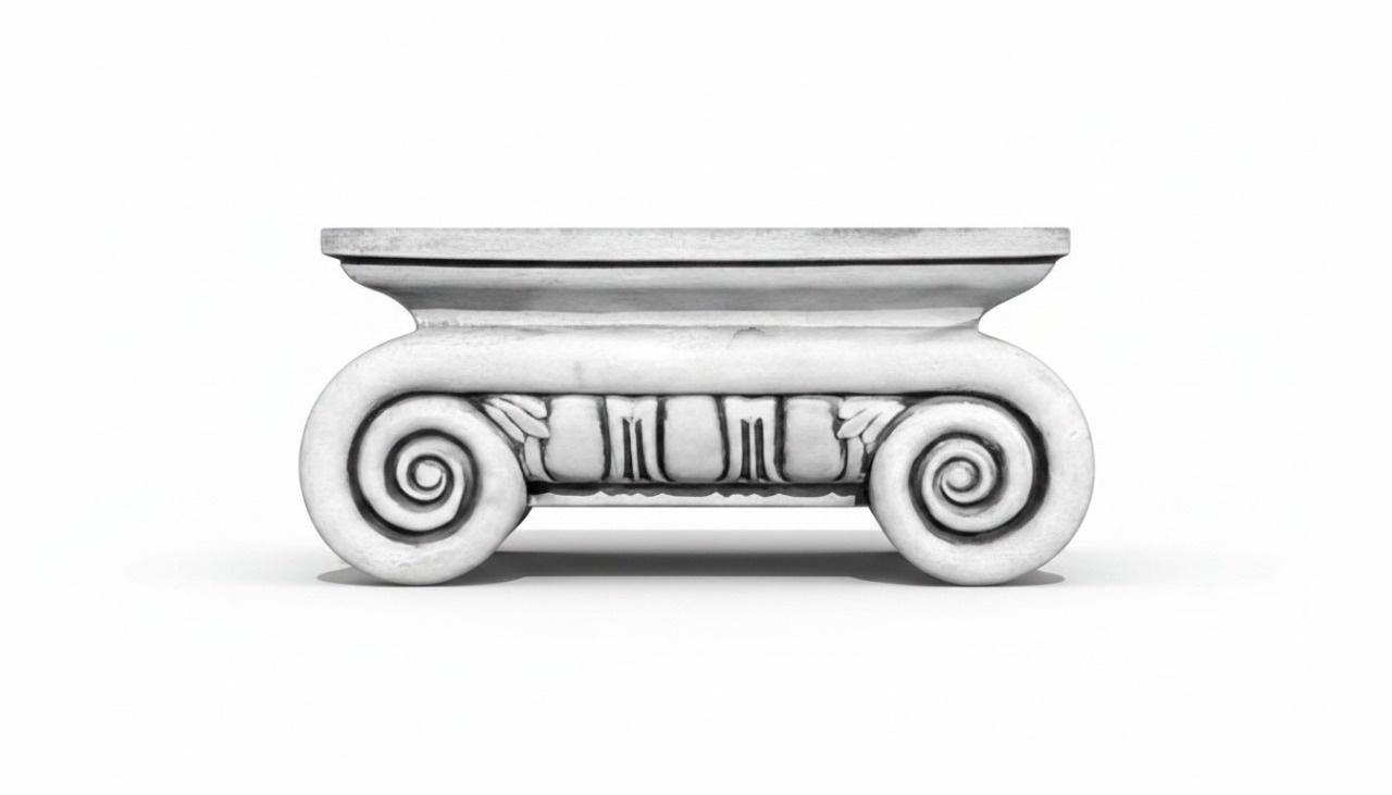 Säulen Element Sockel Kopf Abdeckung für Säule Antik Stil Garten Statue