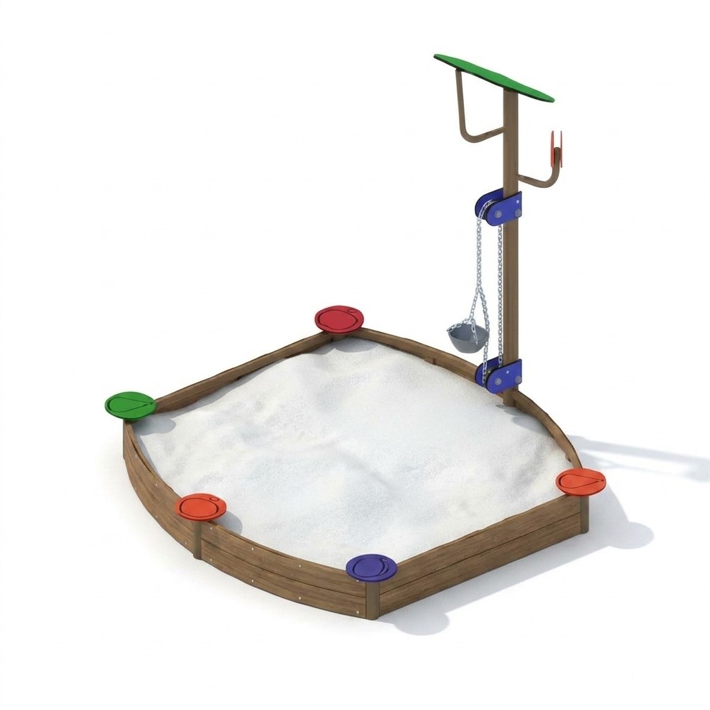 Sandkasten Sandgrube Spielkasten Kindergrube Spielwiese Kinder-Sandkasten