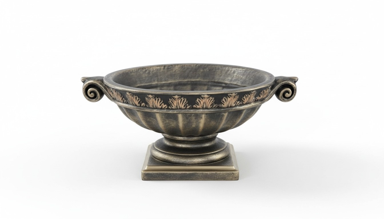 Schale Design XXL Obst Schale Dekoration Tisch Vase Klassischer Marmor