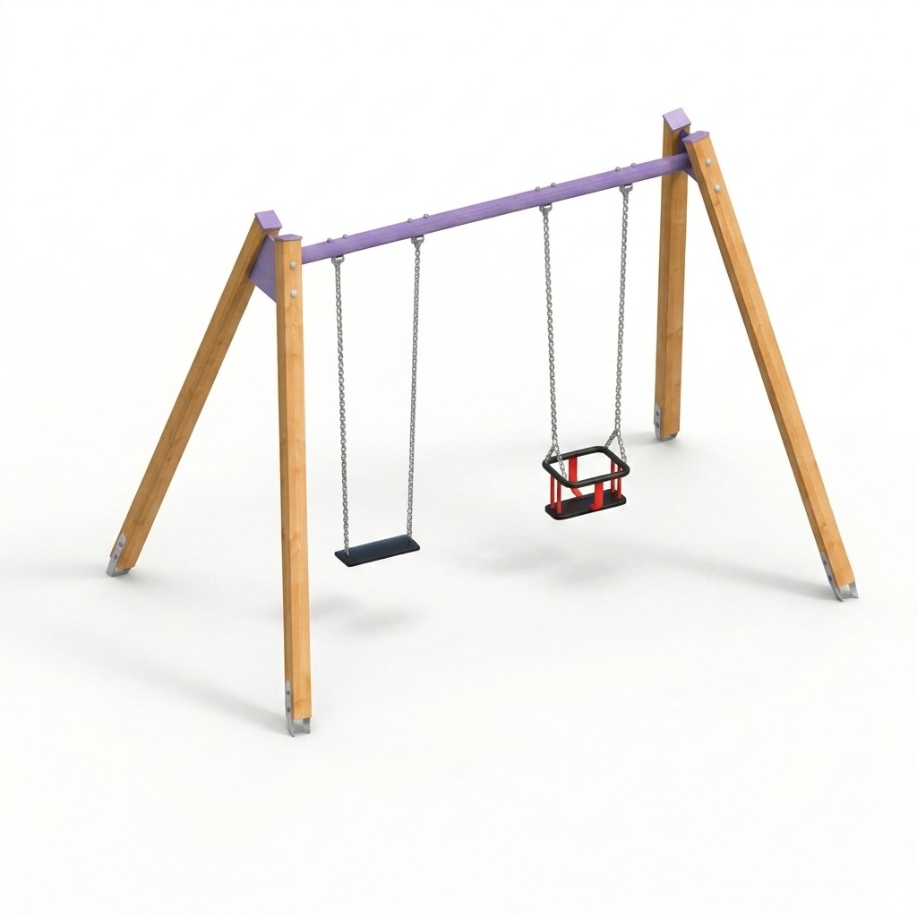 Schaukel Abenteuerspielplatz Balancewippe Wippgerät ErholungsgebietSchaukeltier