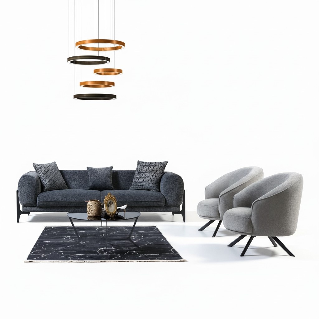 Beige Arbeitszimmer Garnitur Designer Konferenztisch Edle Holz Schränke