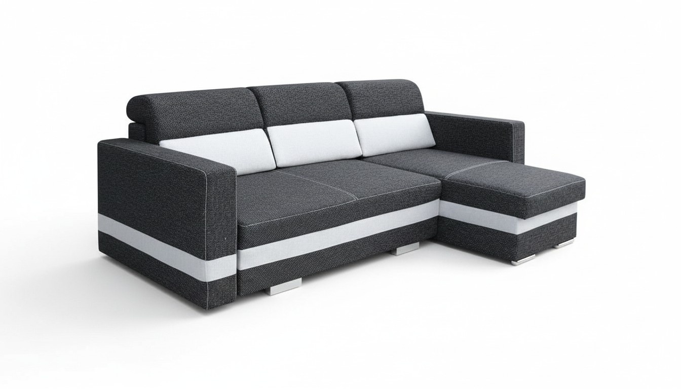 Schlafsofa Eck Sofa Couch Polster Eck Bettfunktion Neu Schlaffunktion Garnitur