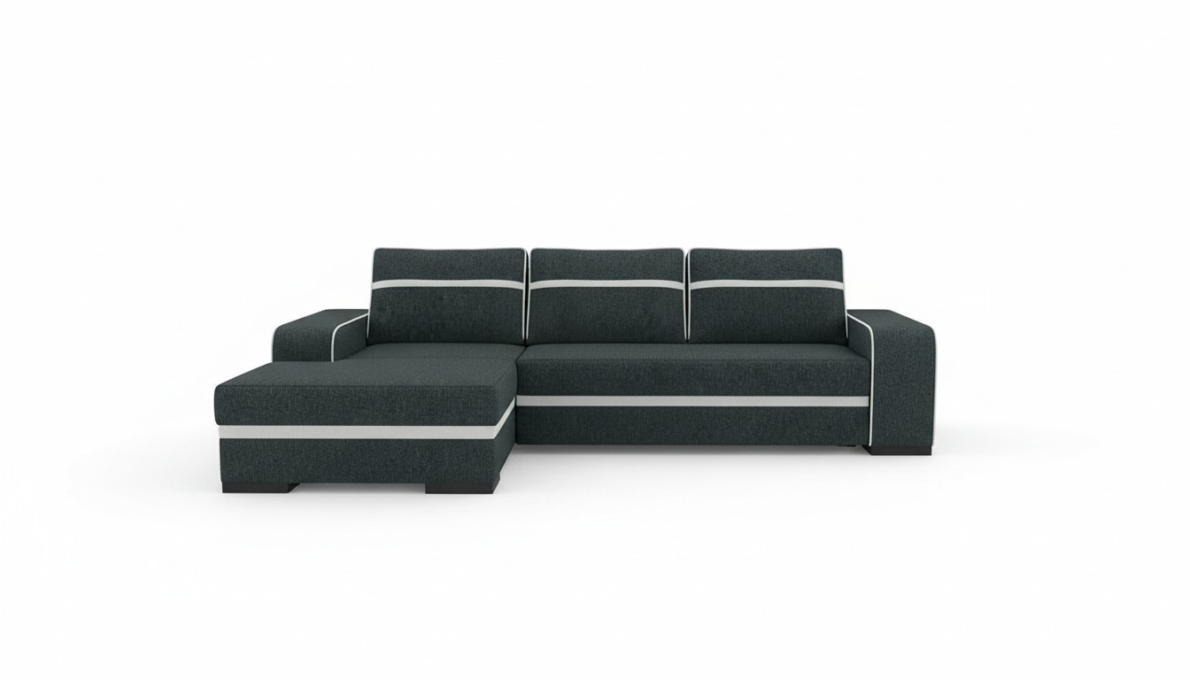 Schlafsofa Eck Sofa Couch Polster Eck Garnitur Schlaffunktion Bettfunktion