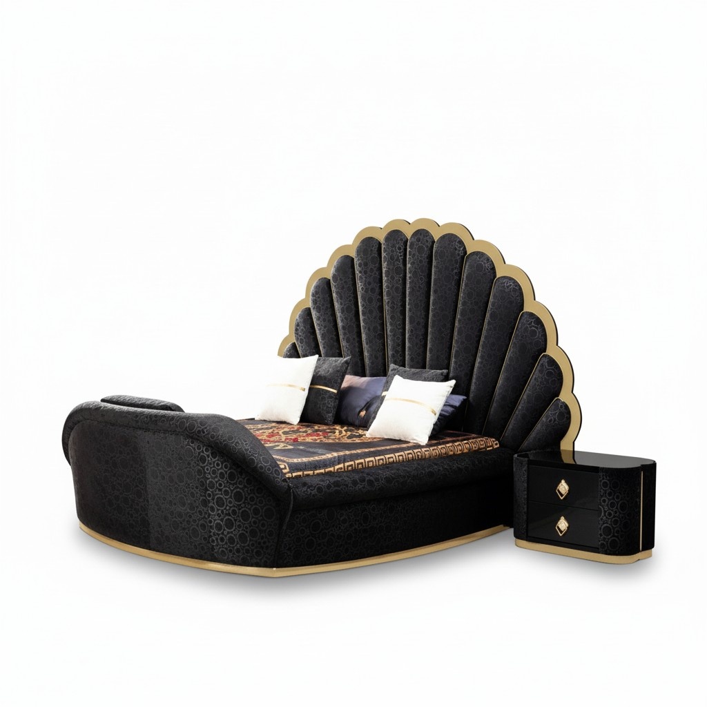 Schlafzimmer Bett 2x Nachttische Luxus Betten Set Komplett Design Möbel 3tlg.