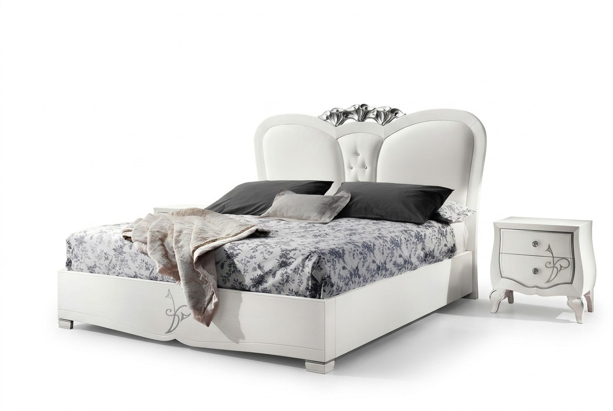 Schlafzimmer Bett Nachttisch Betten Luxus Bettrahmen Doppel Nachttische Set 3tlg