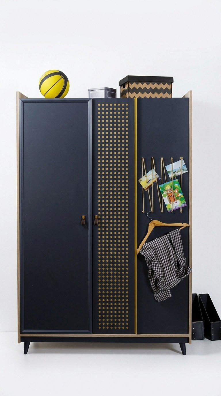 Schlafzimmer Kleiderschrank Design Jugend Kleiderschränke Blau Möbel Neu