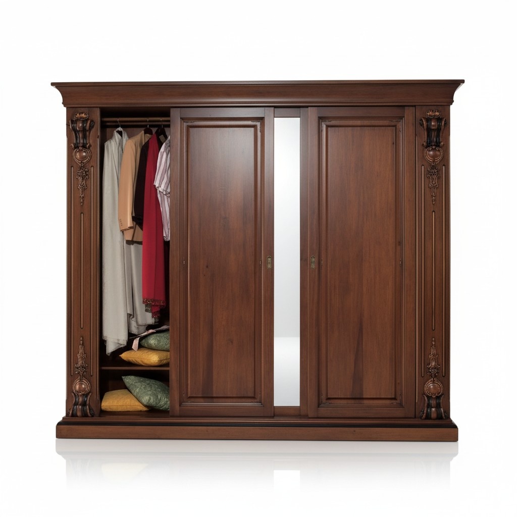 Schlafzimmer Kleiderschrank Möbel Luxus Massivholz Schränke Design Neu