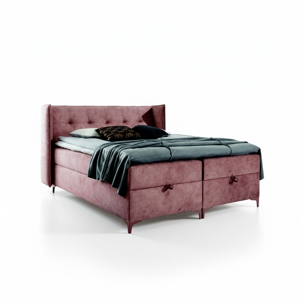 Schlafzimmer Möbel Boxspringbett Bett 160x200cm Modern Design Einrichtung