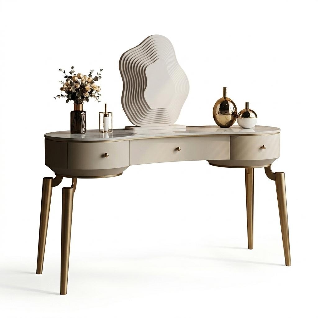 Schlafzimmer Möbel Designer Schminktisch Holzgestell Kosmetiktisch Neu