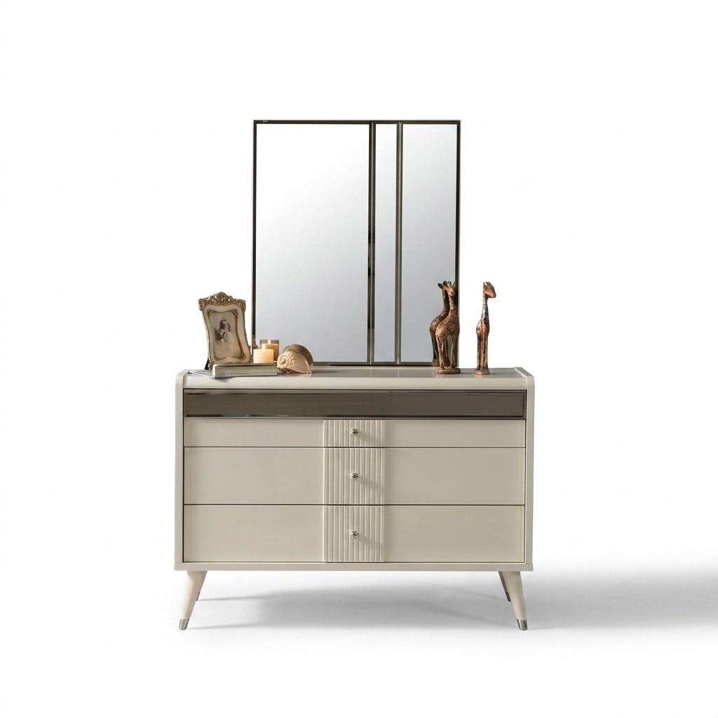 Schlafzimmer Weiß Kommode Luxus Holzmöbel Design Moderne Einrichtung Hochwertig