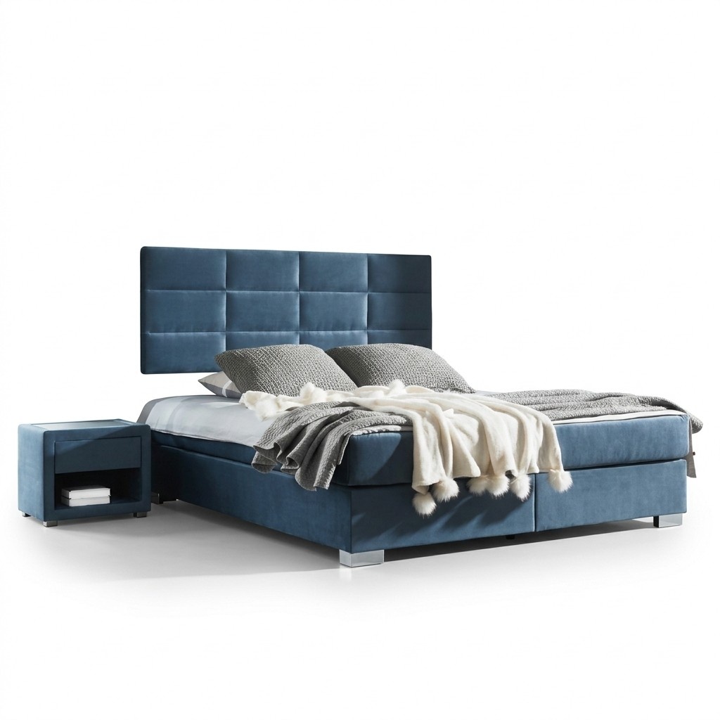 Schlafzimmerbett Bettgestell Hotel Chesterfield Luxus Boxspring Betten Bett Neu