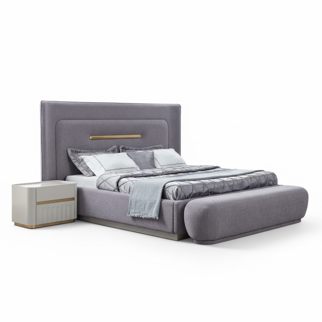 Schlafzimmergarnitur Schlafzimmerkombination Bettenmöbel Schlafzimmer Set 4ltg