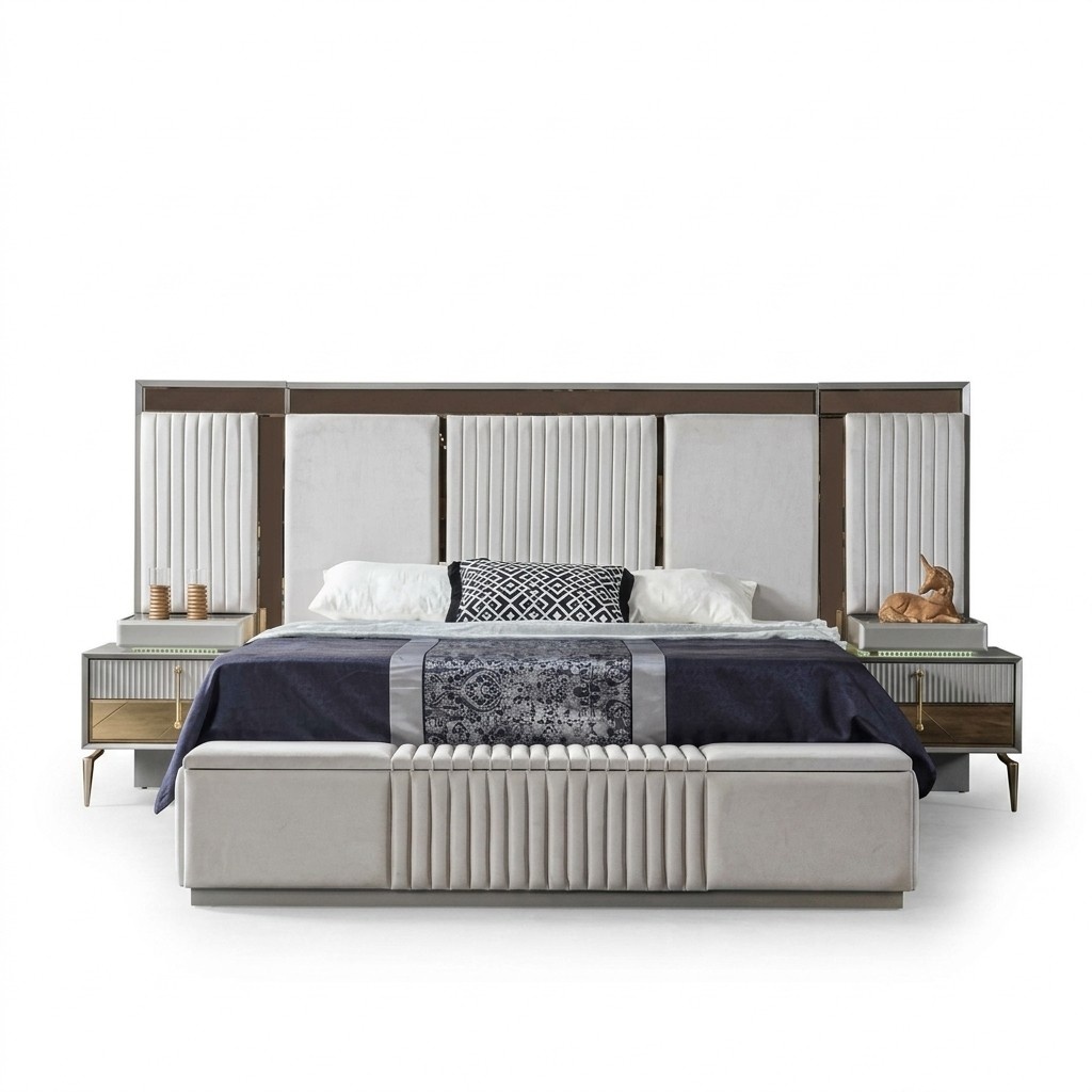 Schminktisch Luxus Holzmöbel Design Moderne Schlafzimmer Einrichtung Schrank