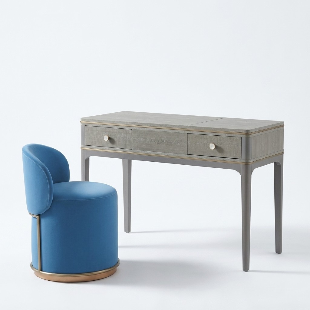 Schminktisch Sessel Kosmetik Tisch Polster Stühle Tische Schlafzimmer