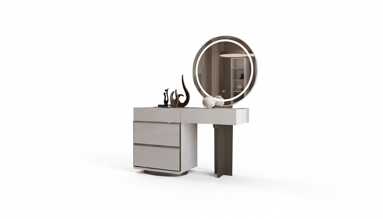Schminktisch Set Konsole Spiegel Schlafzimmer Möbel Design Hocker Set