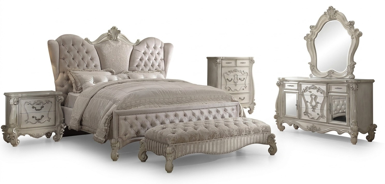 Schminktisch Spiegel Hocker Anrichte Schlafzimmer Kommode 3tlg neu