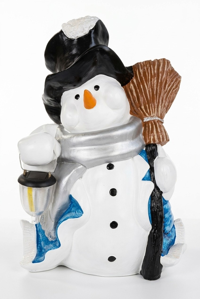 Schneemann Weihnachten Skulptur Figur Figuren Steinfigur Statuen
