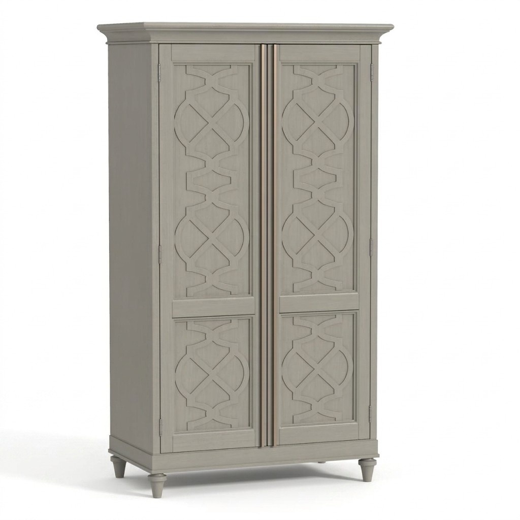 Schränke Holz Garderobe Möbel Design Kleiderschrank 3-türiger Holz Schrank