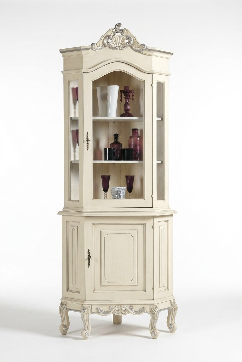 Schränke Anrichte Holz Vitrinen Glas Schrank Echtholz Vitrine Wohnzimmer Möbel