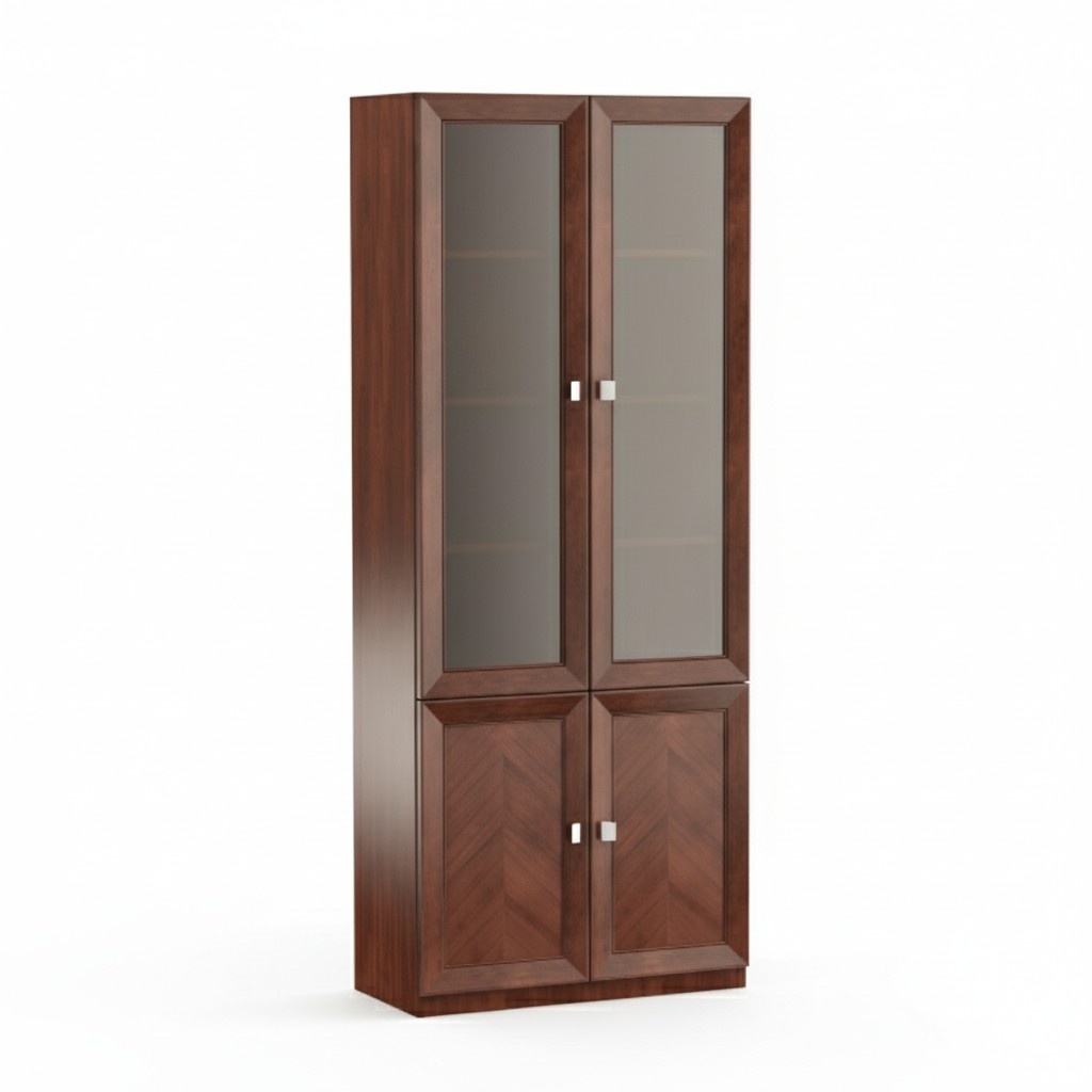 Schrank Holzschrank Bücherschrank Kommode Büro Wand System Regal