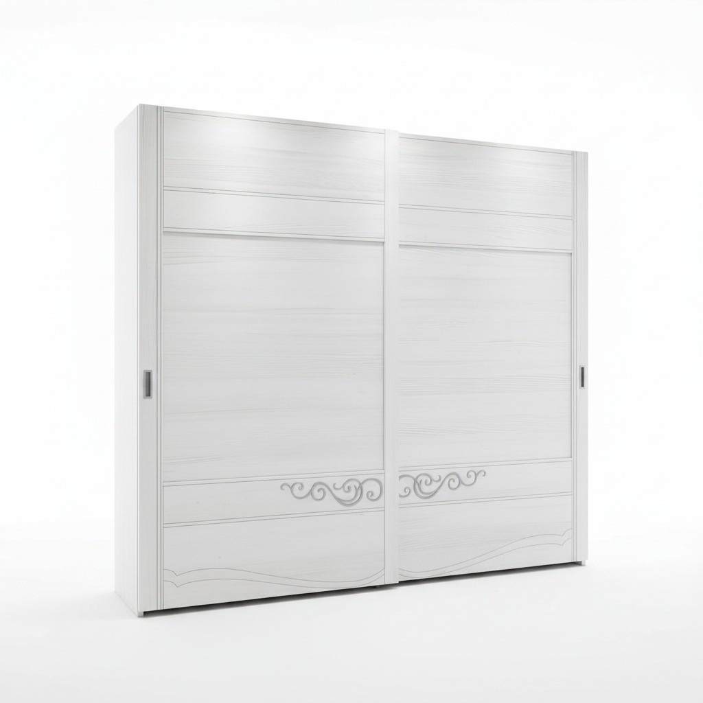 Schrank Kleiderschrank Regal Aufbewahrungs Garderobe Modern Spiegel Holz Design