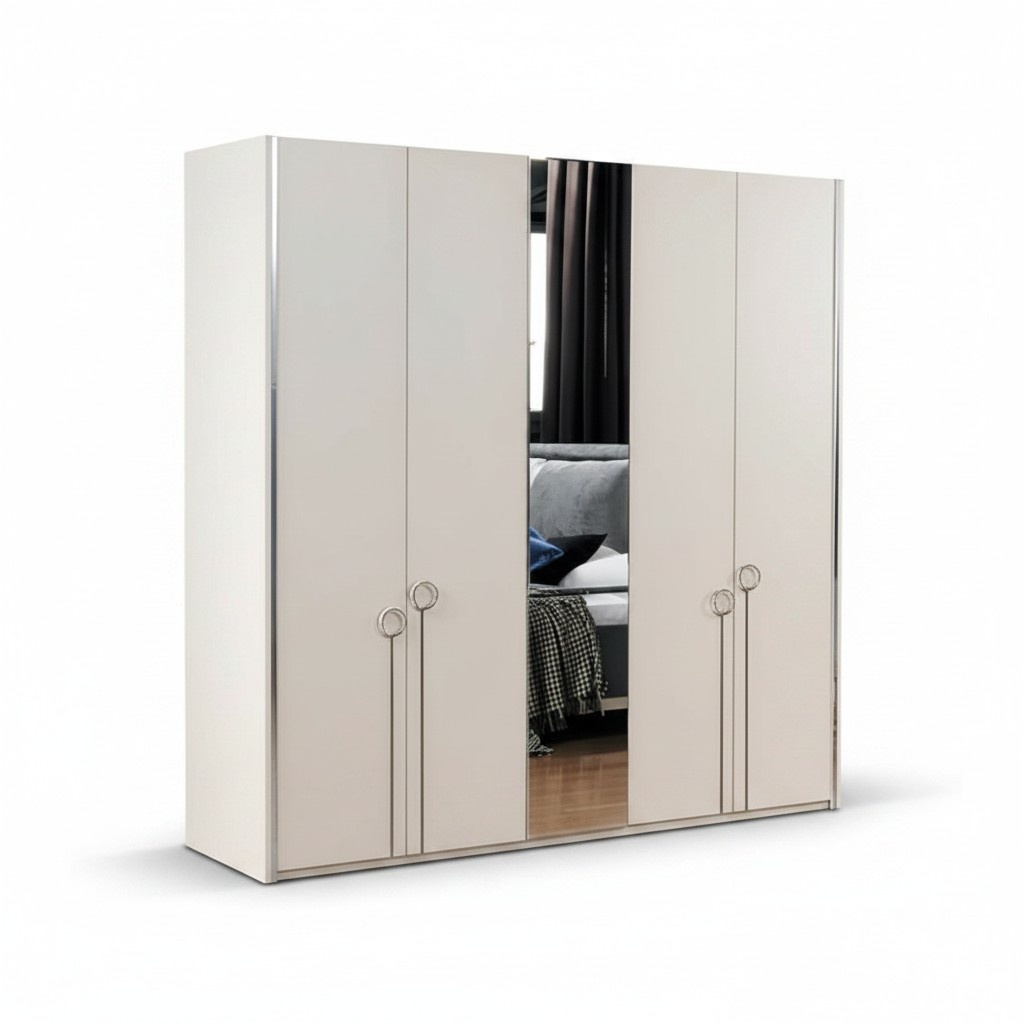 Schrank Kleiderschrank Schlafzimmerschrank Spiegel Garderobe Einbauschrank