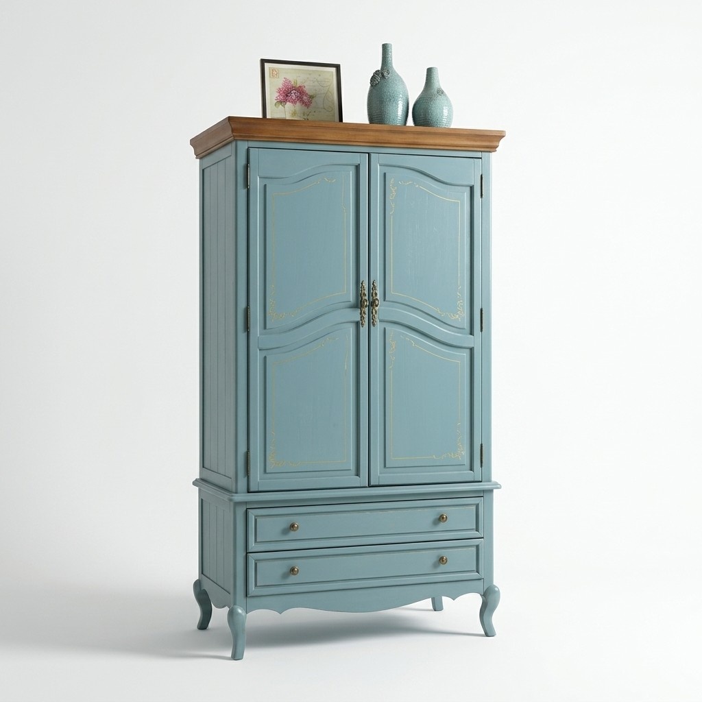 Wohnzimmer Schrank Kleiderschrank Schränke Stil Möbel Schlafzimmer Landhaus Neu