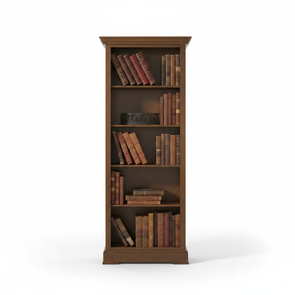 Schrank Regal Wohnzimmer Bücherregal Holz Büroschrank Schränke Italien