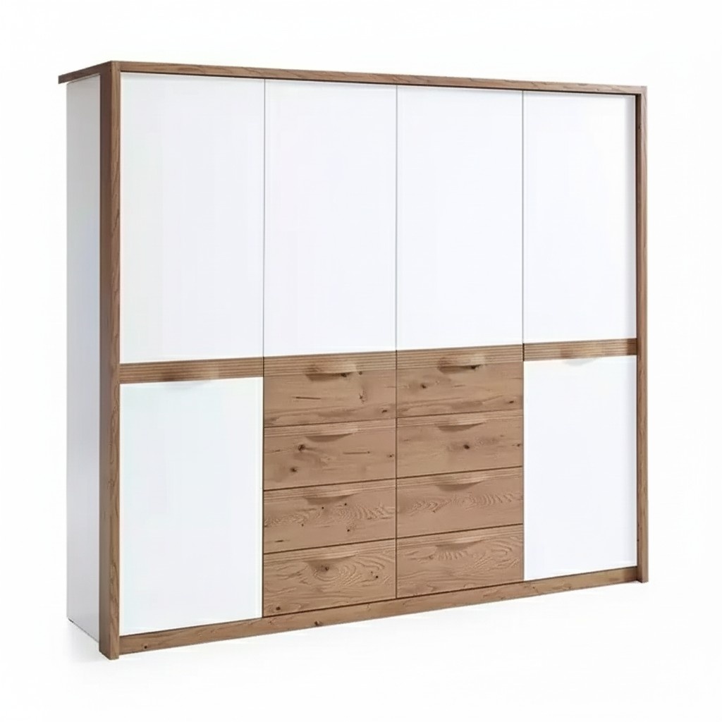 Schrank Schlafzimmer Schränke Weiß Kleiderschrank Modern Holz Luxus
