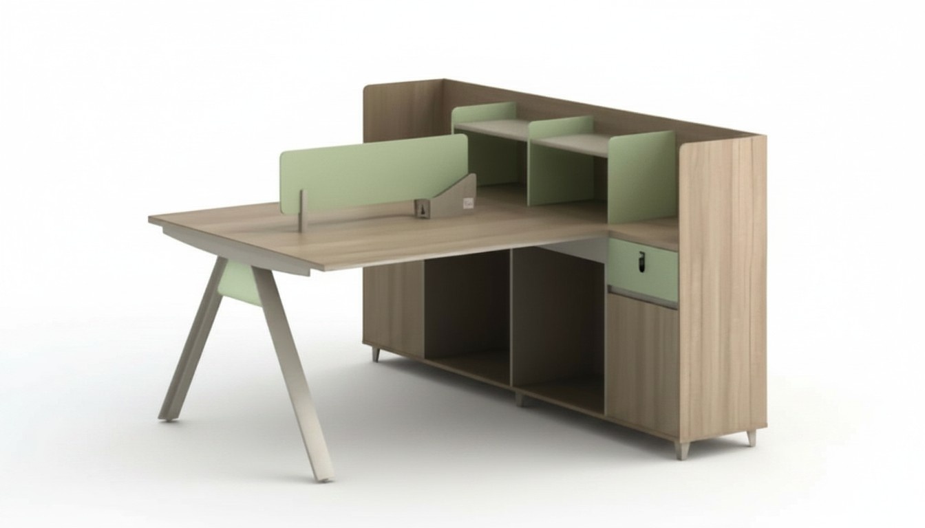 Schreibtisch Co-Working-Tisch Teambürotisch Gemeinschaftsschreibtisch 2 Personen
